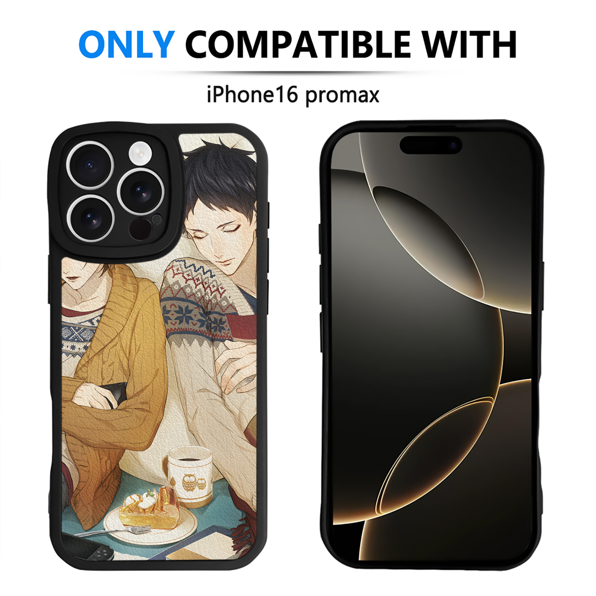 （画像用） ハイキュー!! Haikyu!! 【iPhone 16シリーズ対応】シリコンスマホケース（レザー調） 材質：シリコン